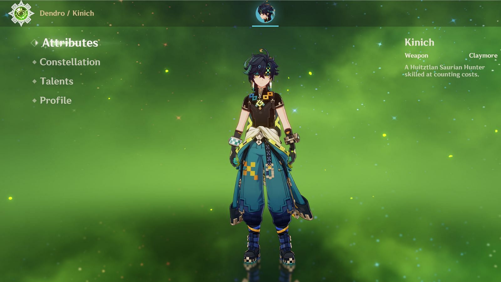 Kinich in-game (Image via HoYoverse)